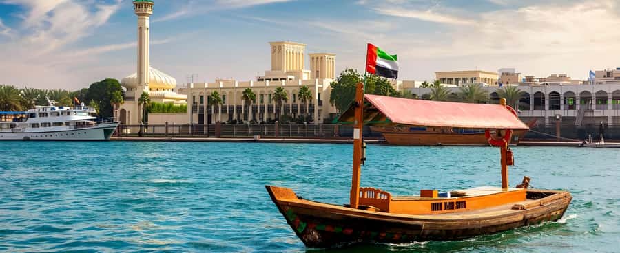Dubai City Tour and Desert Safari Full-Day Combo - The road to Lahbab’s red dunes