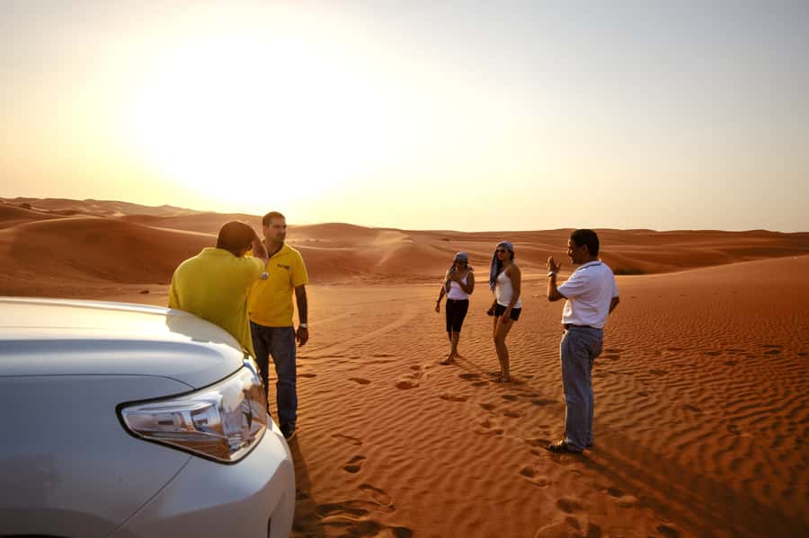 Dubai Cityscape and Desert Safari Full-Day Tour - Leaving the city for the Dubai desert