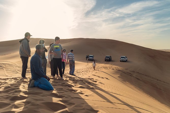 Dubai Desert Discovery: Red Dunes Safari, Sandboard & Camel Ride - Sandboarding on the golden slopes