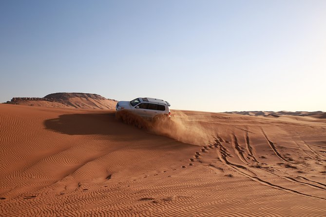 Dubai Desert Discovery: Red Dunes Safari, Sandboard & Camel Ride - Morning energy or afternoon sunset