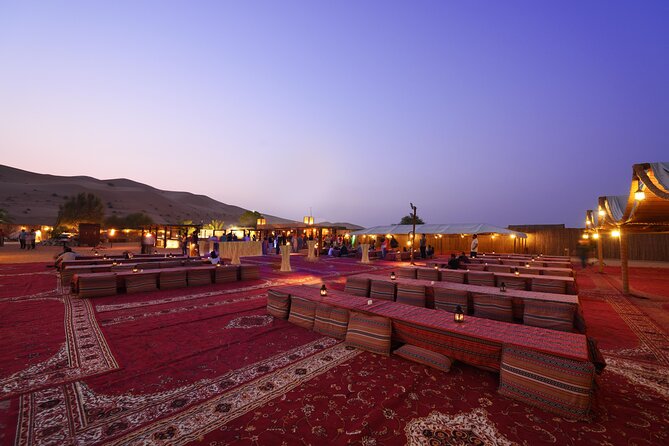 Dubai Desert Safari: Camel Ride, Sandboarding, BBQ & House Drinks - Falconry and sunset on the dunes
