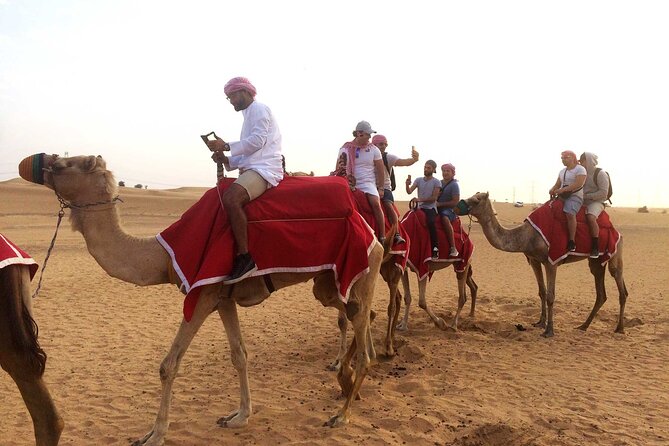 Dubai: Desert Safari, Camel Ride, Show & Optional Dinner - Forty minutes of dune bashing in a Land Cruiser