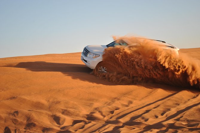 Dubai: Desert Safari, Camel Ride, Show & Optional Dinner - The 45-minute transfer from Dubai