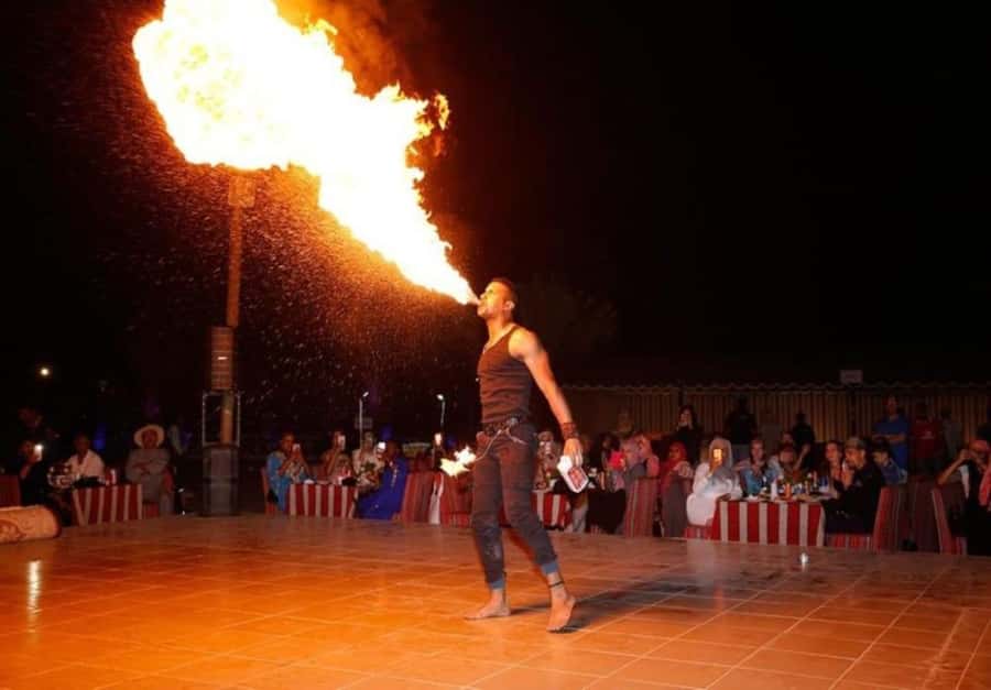 Dubai: Desert Safari Camel Riding, Sandboarding & BBQ Dinner - Arabic coffee, dates, henna, and shisha