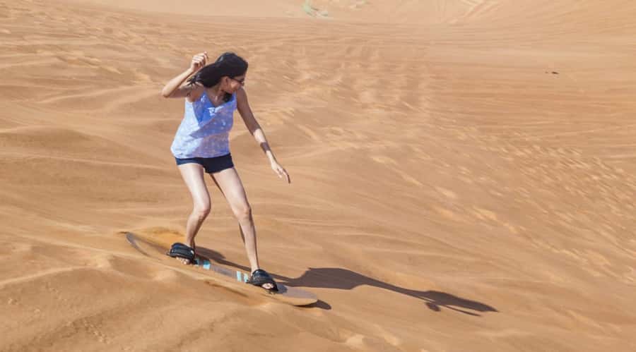 Dubai: Desert Safari, Quad Bike, Camel Ride and Sandboarding - Dune bashing is the headline attraction
