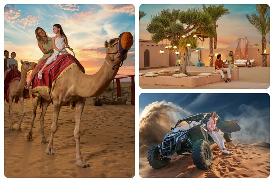 Dubai: Desert Safari, Quad Bike & Premium Camp Experience - Forty-five minutes of red-dune driving