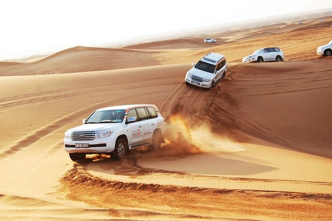Dubai: Desert Safari with BBQ Dinner - Red dunes, sharp turns, and a driver in control