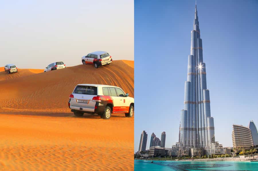 Dubai Desert Safari with Burj Khalifa (Ticket Only) - What you see from the 124th floor