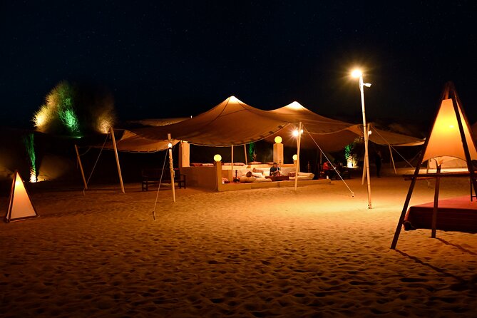 Dubai Desert Safari with Desert Camp Dinner, Camel Ride & Shows - Belly dancing, tanoura, and the fire show