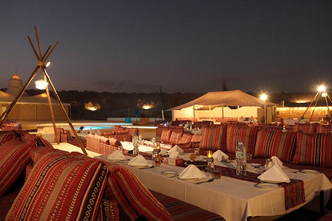 Dubai Desert Safari with Desert Camp Dinner, Camel Ride & Shows - Should you book the Caravanserai evening?