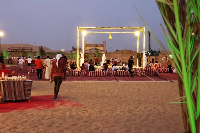 Dubai Desert Safari With Dune Bashing, Camel Ride & BBQ Dinner - Sandboarding and the short camel ride