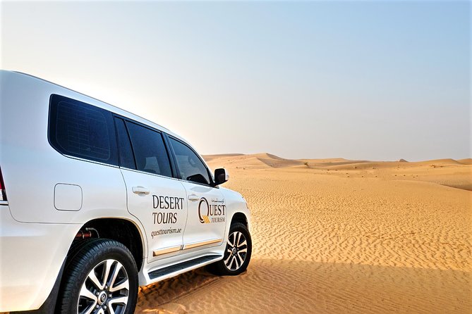 Dubai Desert Safari with Dune Bashing, Camel Rides & BBQ - From Dubai traffic to open sand
