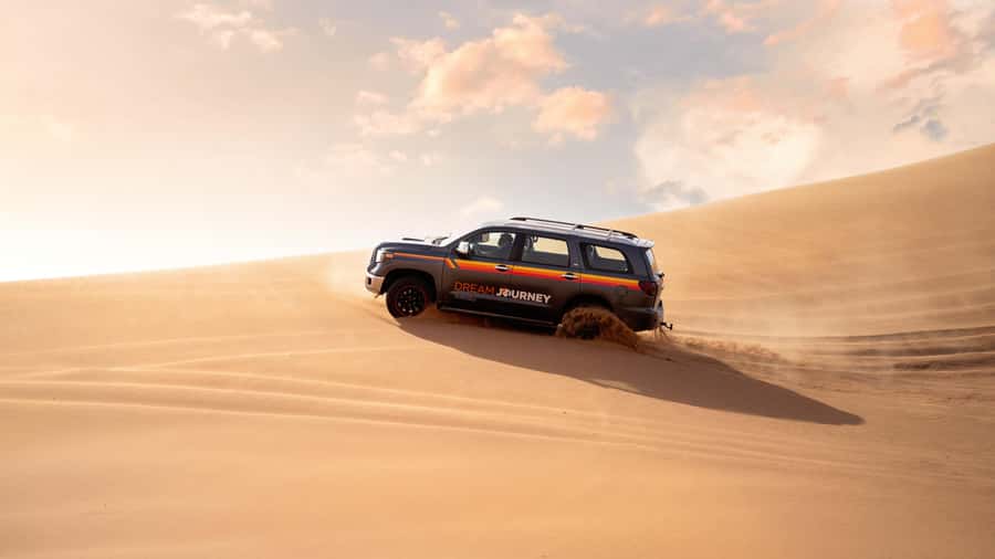 Dubai Desert Trail: Guided Quad/Polaris and Red Dunes Safari - The 45-minute dune-bashing session