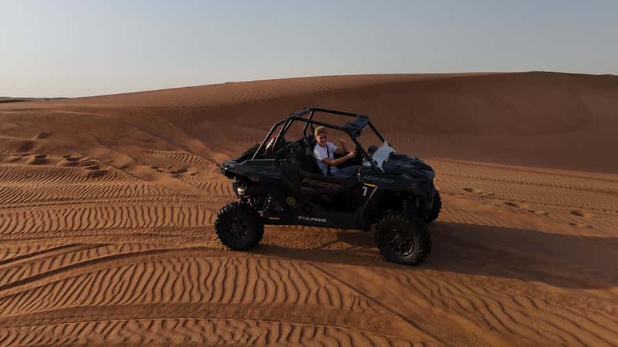 Dubai: Dune Buggy Safari and Camel Ride with Transportation - Choosing morning, afternoon, or sunset