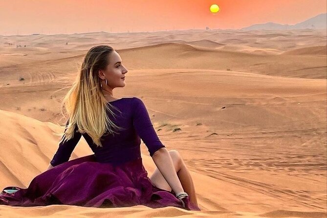 Dubai Evening Desert Safari & BBQ Dinner - From Dubai streets to Lahbab’s red dunes
