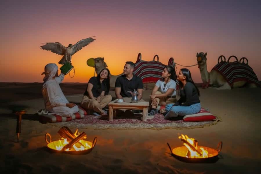 Dubai: Evening Desert Safari with Camel Ride & Stargazing - Leaving Dubai for the red dunes
