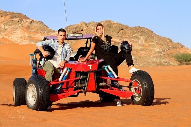 Dubai Evening Desert Safari With Transfers Dune Bashing & Dinner - Lahbab’s optional quad bikes and buggies