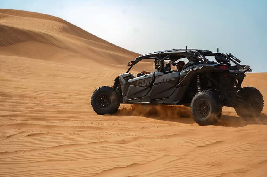 Dubai: Extreme Can-Am Buggy Desert Safari Adventure - Reaching Dubai’s red dunes from your hotel