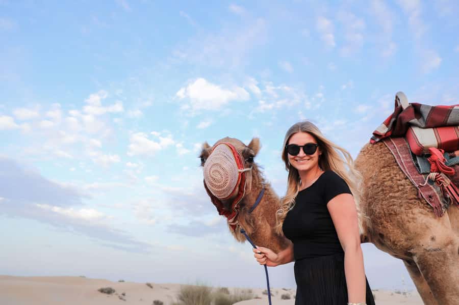 Dubai: Half-Day Desert Safari, Camel Ride, ATV & Dune Buggy - A short camel ride with a cultural connection