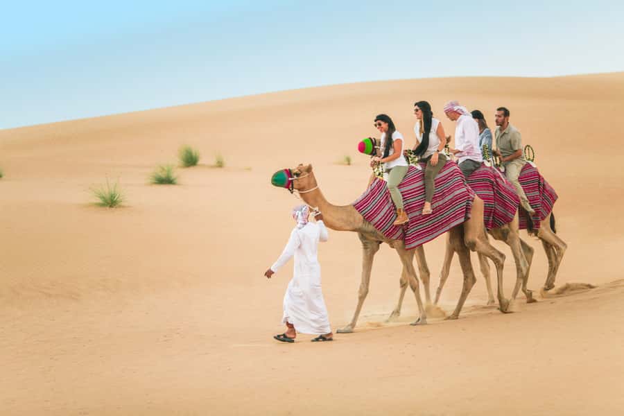 Dubai: Heritage Camel Desert Safari with Traditional Dinner - Key points at a glance