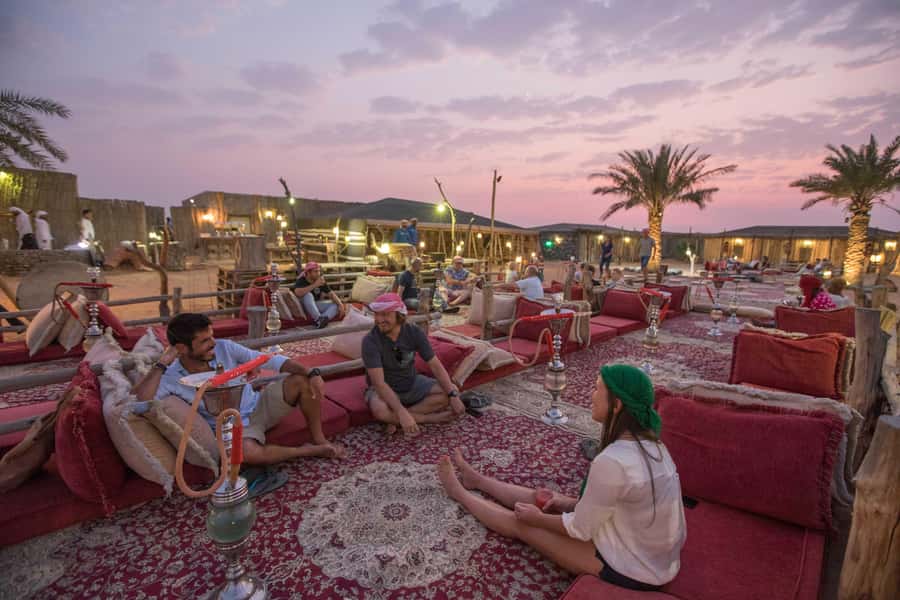 Dubai: Heritage Camel Desert Safari with Traditional Dinner - Entering the heritage camp
