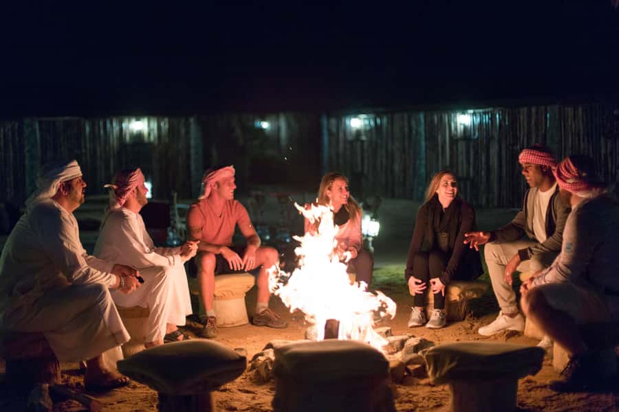 Dubai: Heritage Desert Safari wtih Overnight and Breakfast - Sleeping in the stone dwellings