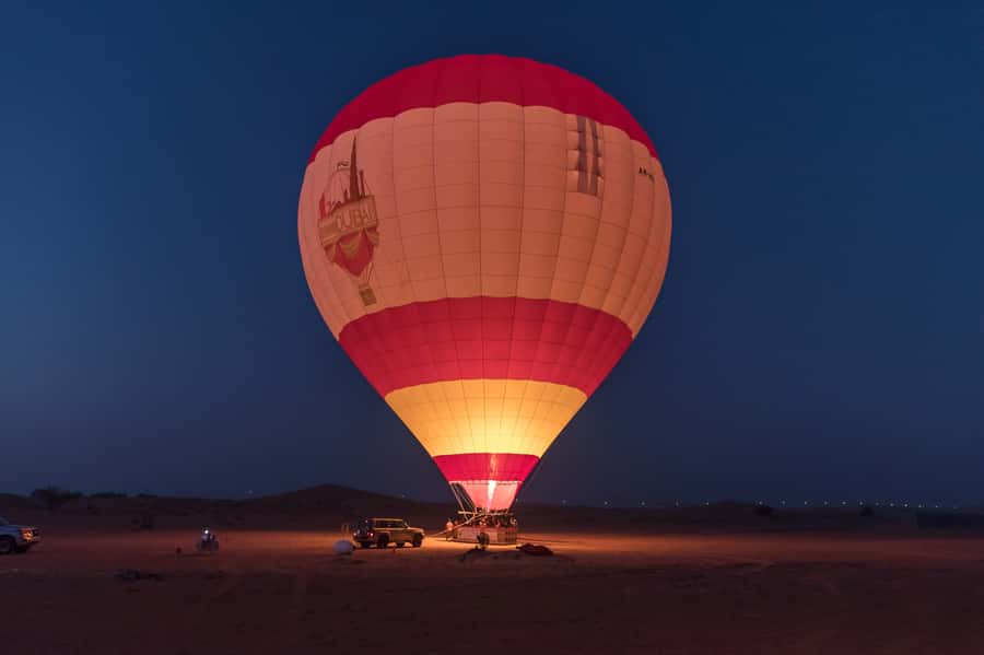 Dubai: Hot Air Balloon, Desert Safari, and Quad Biking Tour - Breakfast in a traditional camp