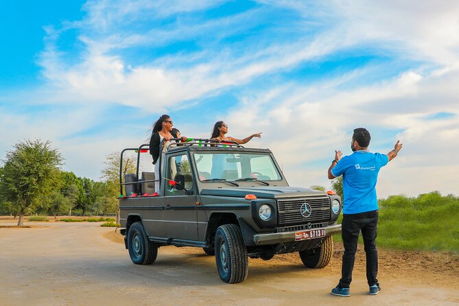 Dubai: Morning Safari by Vintage G Class & Al Marmoom Experience - What $134 buys you