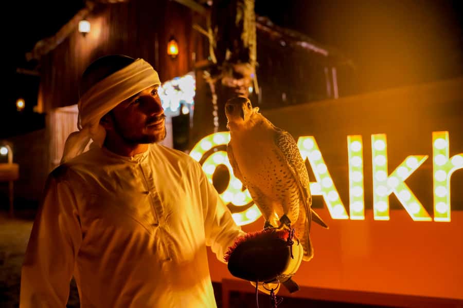 Dubai: Overnight Safari, Dinner, Stargazing & Al Khayma Camp - Camel Rides, Henna, Falcons, and Camp Life