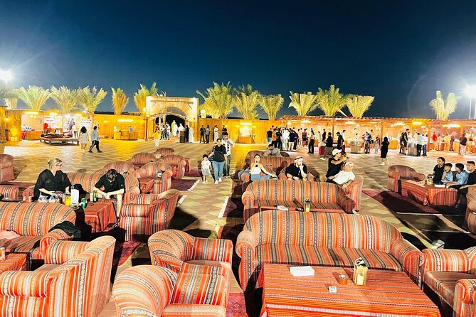 Dubai Premium Desert Safari – Live Buffet Dinner & Luxury Camp - Golden dunes and the sunset photo stop