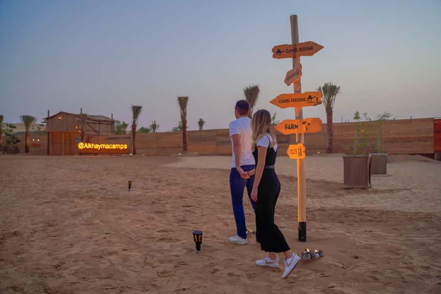Dubai: Premium Safari, Camel Ride & Al Khayma Camp 3-Buffets - Stargazing under the desert sky
