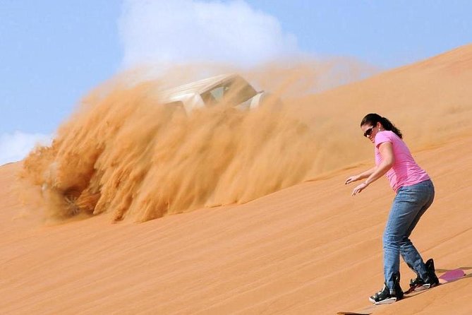 Dubai Private Morning Desert Safari: Camel Ride & Sandboarding - Camel riding gives the morning a slower rhythm