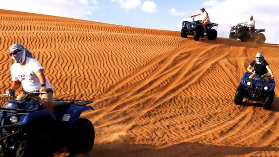 Dubai: Quad & ATV Bike, Red Dune Desert and Safari Adventure - Safety is the part you should not skim