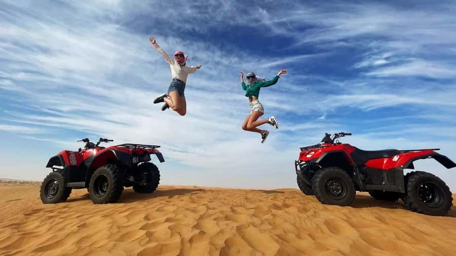 Dubai: Quad & ATV Bike, Red Dune Desert and Safari Adventure - The 45-minute ride from Dubai
