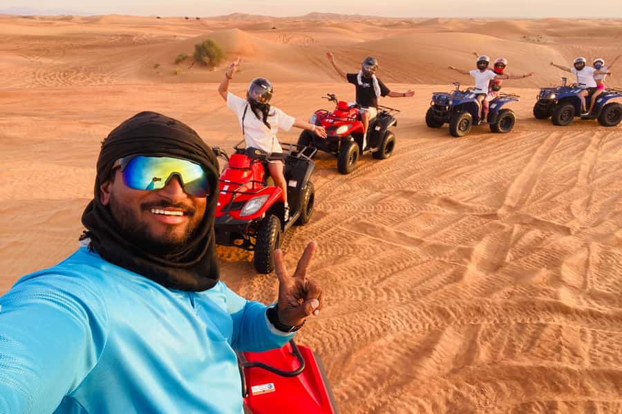 Dubai: Quad Bike Safari, Camels & Al Khayma Camp BBQ Dinner - Why the red dunes are the main event