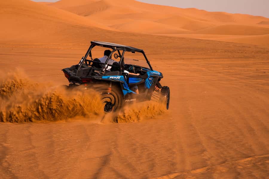Dubai: Red Dune Desert Safari, Quad Bike, Camels, and BBQ - Red dunes and a 30 to 45-minute dune-bashing ride