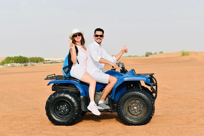 Dubai: Red Dunes Desert Safari, Camel ride, Sandboard, Quad Bike - BBQ dinner and evening entertainment