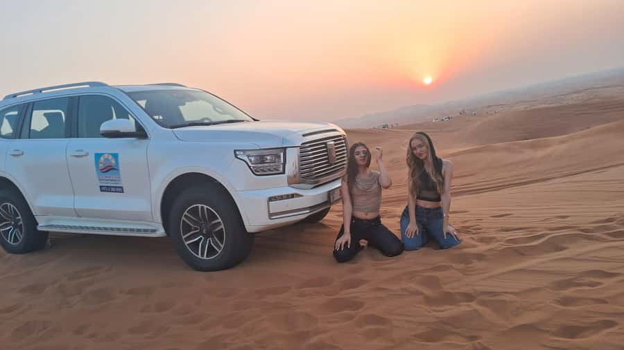 Dubai: Red Dunes Desert Safari with Premium Camp BBQ & Shows - Leaving Dubai for the red dunes