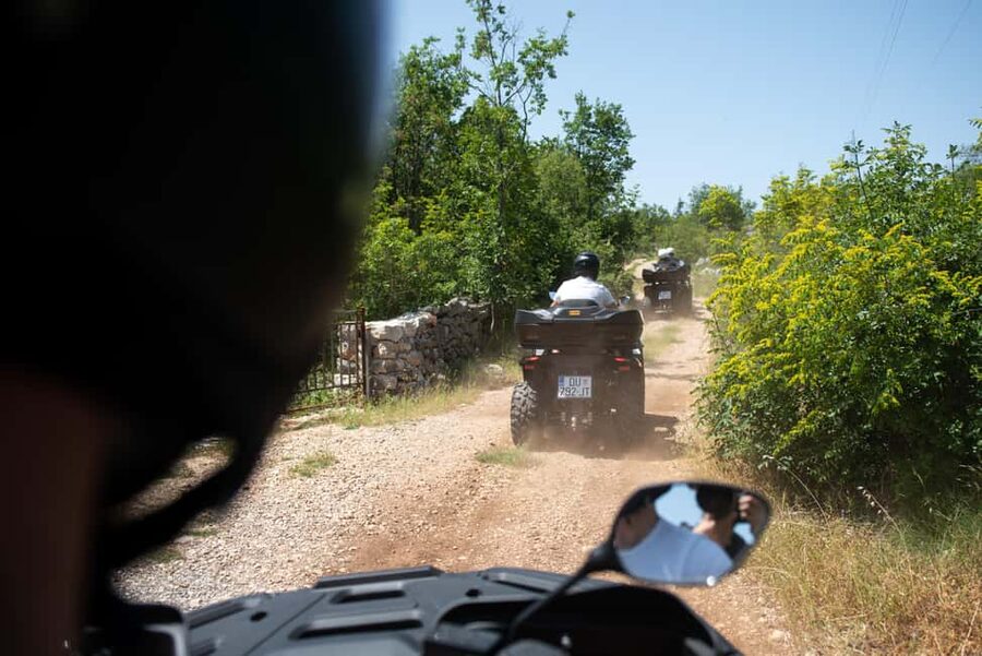 Dubrovnik: 2 Hour Countryside ATV/Quad Safari with pickup - The first viewpoint over Dubrovnik and the Adriatic