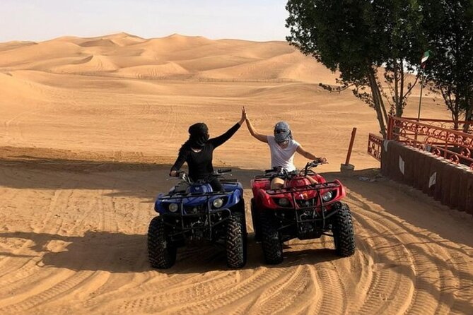 DuneBashing, CamelRide & ATV Bike Desert Safari Experince in Doha - Sealine Beach begins with camels and ATVs
