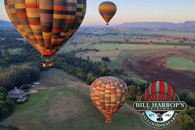 Early Morning Balloon Safari with Breakfast from Magaliesburg - The landing and post-flight drinks