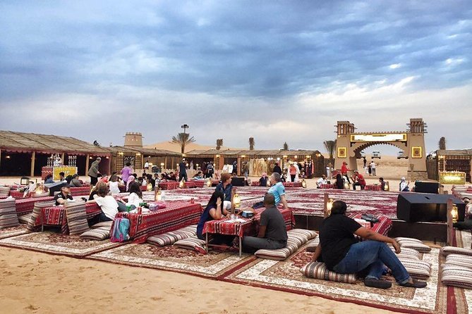 Evening Desert Safari with Quad Bike, Dune Bashing, Entertainments, BBQ Dinner - Arriving at the traditional desert camp