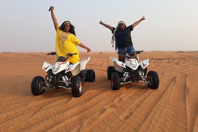 Evening Red Dunes Safari with Quad Biking, BBQ Dinner & LiveShows - The pickup ride from Dubai to Lahbab