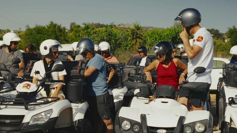 Faliraki: Quad Safari Tour - The first road section gives you time to settle in