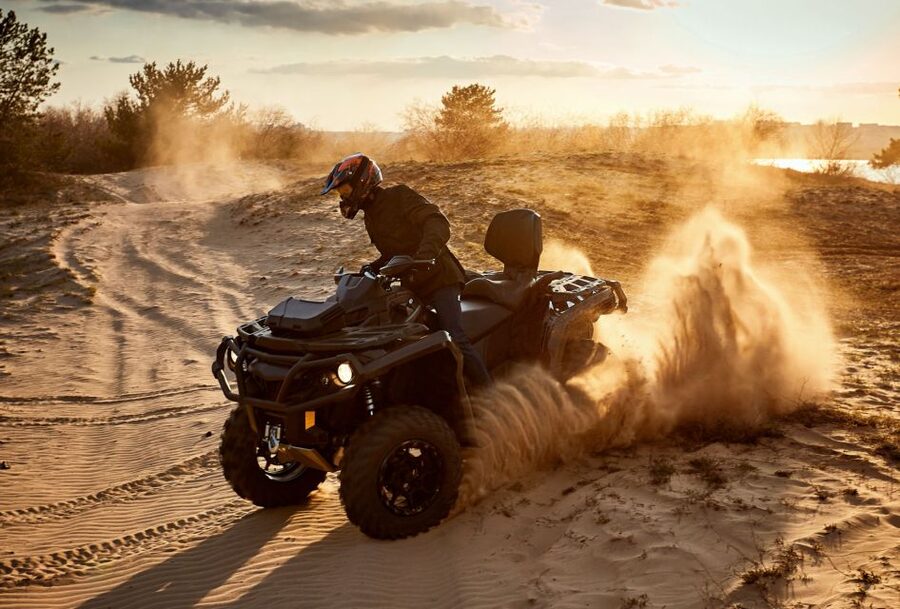 From Agadir or Taghazout: Quad Biking Safari Desert Trip - The Moroccan tea stop and local music