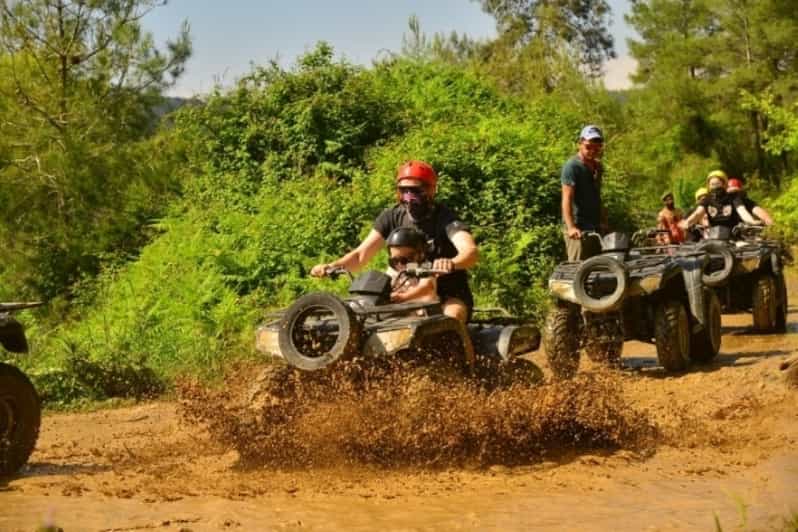 From Belek, Antalya Thrilling Quad Safari Adventure - Kurşunlu Waterfall or Lara Beach