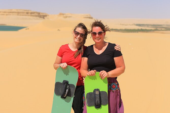 From Cairo 4x4 Safari, Camel Ride, Magic Lake, Waterfalls & Lunch - Mudawara Mountains and open desert views