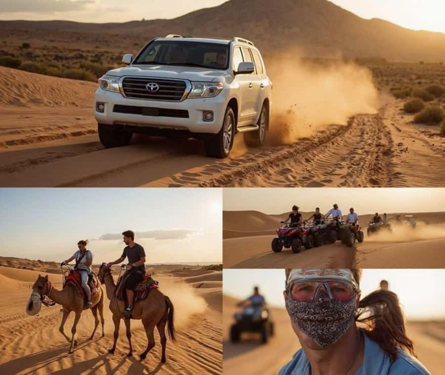 From Doha: Inland Sea Desert Safari with All Activities - The first look at Qatar’s dunes