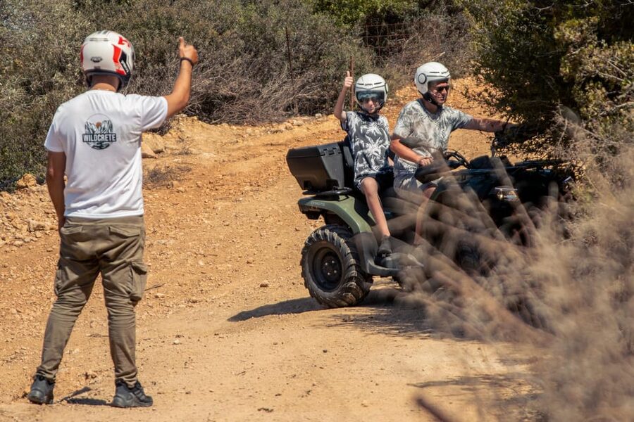 From Heraklion: Quad Safari Wild Crete Day Tour - One hour along the Hersonissos coast