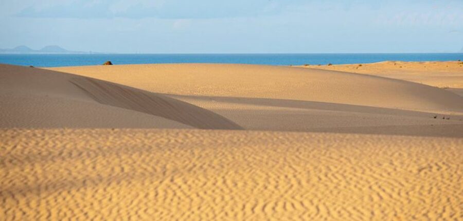From Lanzarote: Corralejo Buggy Safari - Getting the buggy briefing in Corralejo